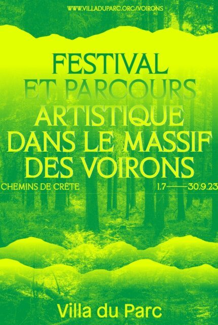 Affiche Festival des Voirons "Chemins de Crete"